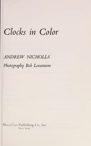 Tapa de Clocks in color