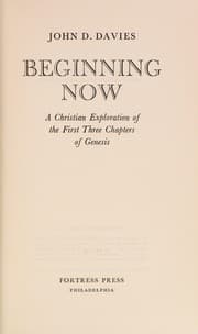 Tapa de Beginning now