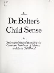 Tapa de Dr. Balter's Child sense
