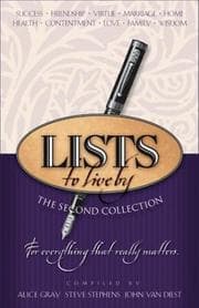 Tapa de Lists to live by
