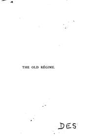 Tapa de The Old Régime: Courts, Salons, and Theatres