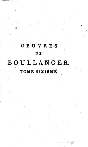 Tapa de Oeuvres de Boullanger