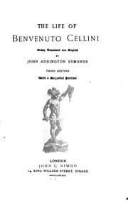 Tapa de The Life of Benvenuto Cellini