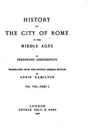 Tapa de History of the city of Rome in the Middle Ages