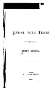 Tapa de Hymns with Tunes for the Use of Rugby School
