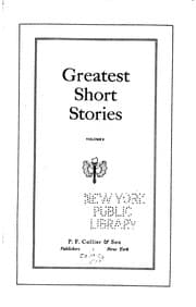 Tapa de Greatest short stories.