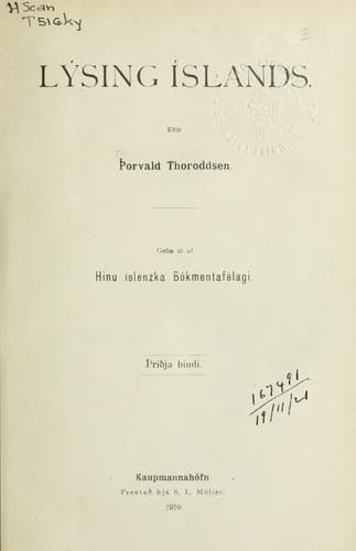 Tapa de Lýsing Îslands