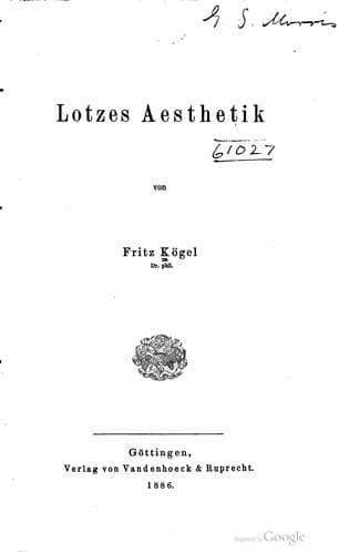 Tapa de Lotzes aesthetik