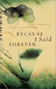 Tapa de Because I said forever
