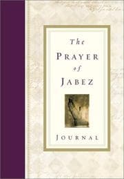 Tapa de The Prayer of Jabez Journal