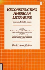 Tapa de Reconstructing American literature : courses, syllabi, issues
