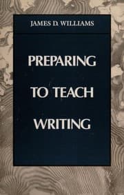 Tapa de Preparing to teach writing