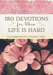 Tapa de 180 DEVOTIONS FOR WHEN LIFE IS HARD