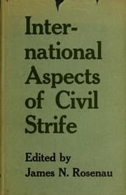 Tapa de International aspects of civil strife