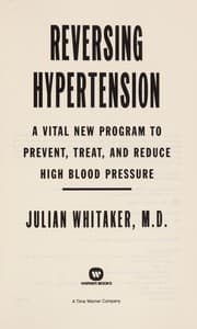 Tapa de Reversing hypertension