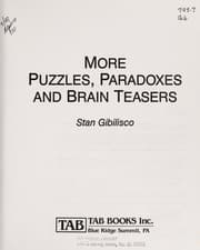 Tapa de More puzzles, paradoxes, and brain teasers