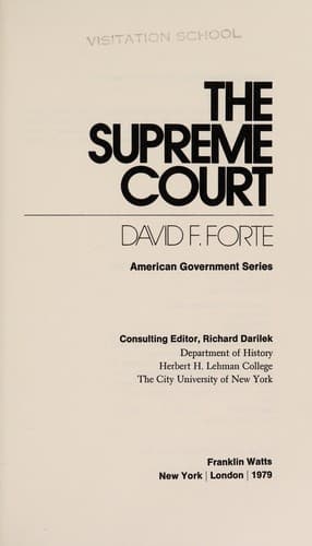 Tapa de The Supreme Court