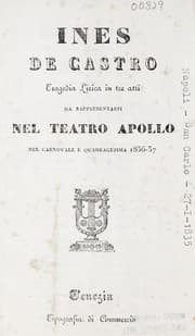 Tapa de Ines de Castro