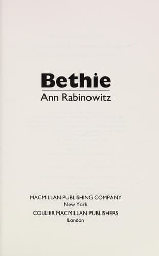 Tapa de Bethie
