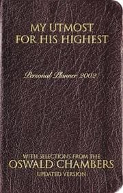 Tapa de My Utmost for His Highest Oswald Chambers Daily Planner - 2002