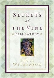 Tapa de Secrets of the Vine Bible Study