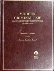 Tapa de Modern criminal law