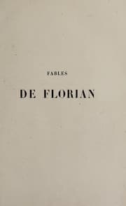 Tapa de Fables de Florian