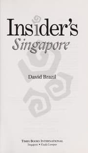 Tapa de Insider's Singapore
