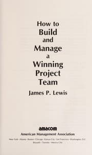 Tapa de How to build and manage a winning projectteam