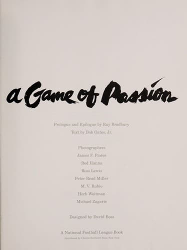 Tapa de A game of passion