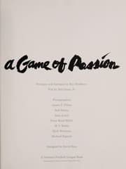 Tapa de A game of passion