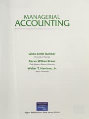 Tapa de Managerial accounting