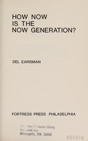 Tapa de How now is the now generation?