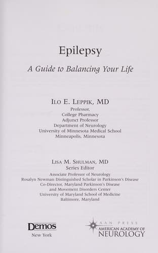 Tapa de Epilepsy