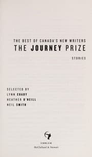 Tapa de The Journey Prize Stories 20