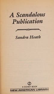 Tapa de A Scandalous Publication