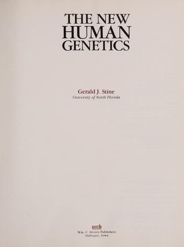 Tapa de The new human genetics