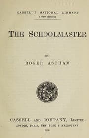 Tapa de The schoolmaster