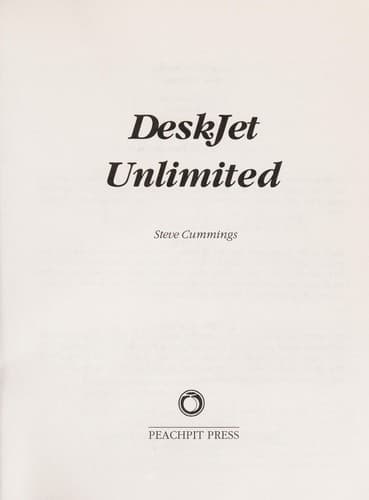 Tapa de DeskJet unlimited