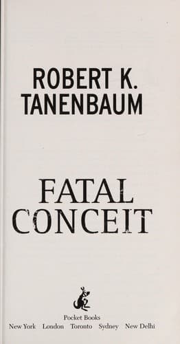 Tapa de Fatal conceit
