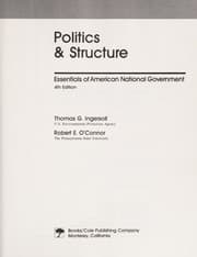 Tapa de Politics and structure