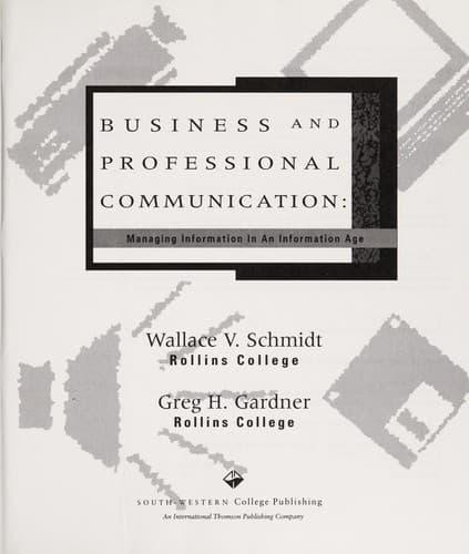Tapa de Business and professional communication