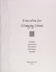Tapa de Education for changing unions