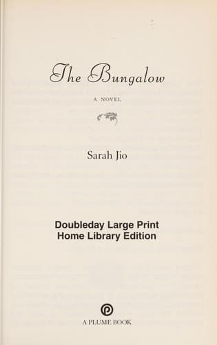 Tapa de The bungalow