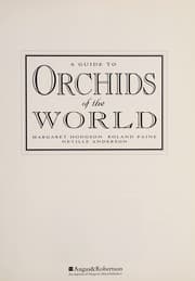 Tapa de A guide to orchids of the world