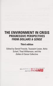 Tapa de The environment in crisis