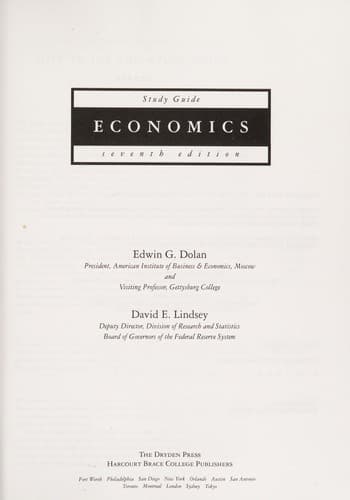 Tapa de Economics
