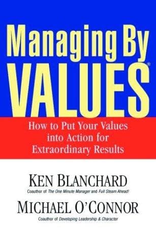 Tapa de Managing by Values