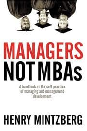 Tapa de Managers, not MBAs
