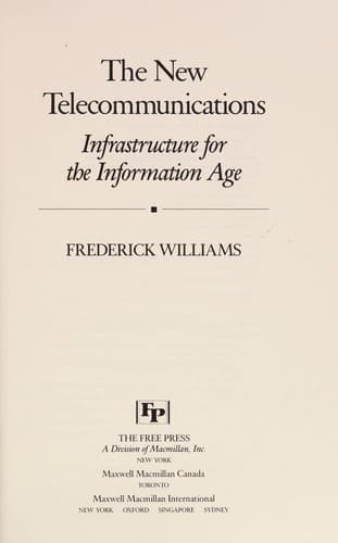 Tapa de The new telecommunications